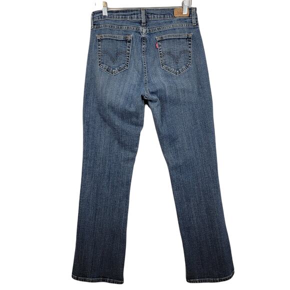 LEVI'S 529 "Curvy Boot" Zip Fly Low Waist Boot Cut Jeans 2013 - Size 4M - Picture 2 of 8